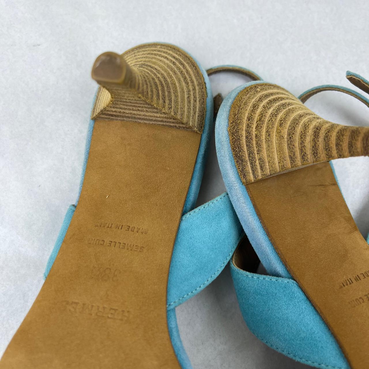 Hermès Nine Sandals Teal - 38 ½