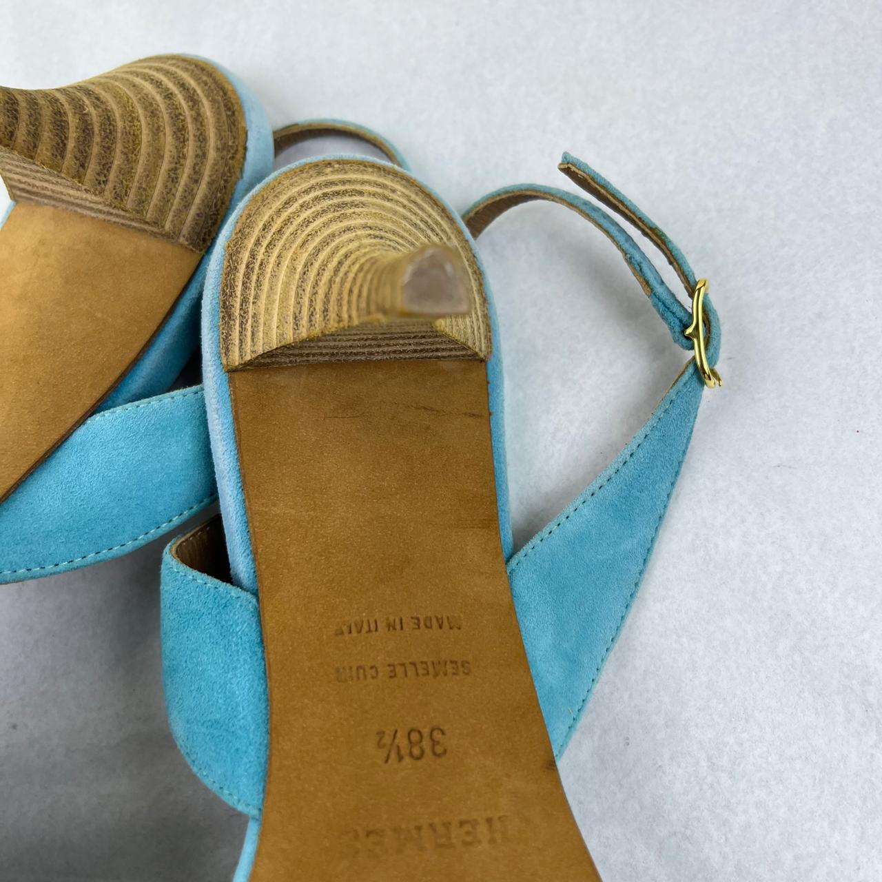 Hermès Nine Sandals Teal - 38 ½
