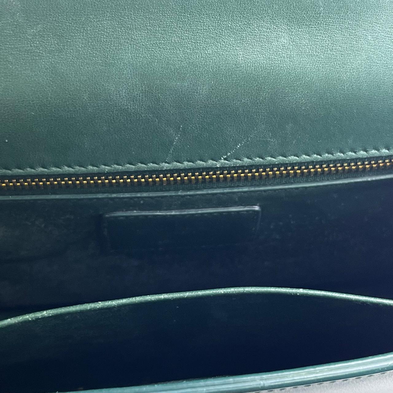 Dior 30 Montaigne Green – 6"H x 9.5"L x 2.5"W