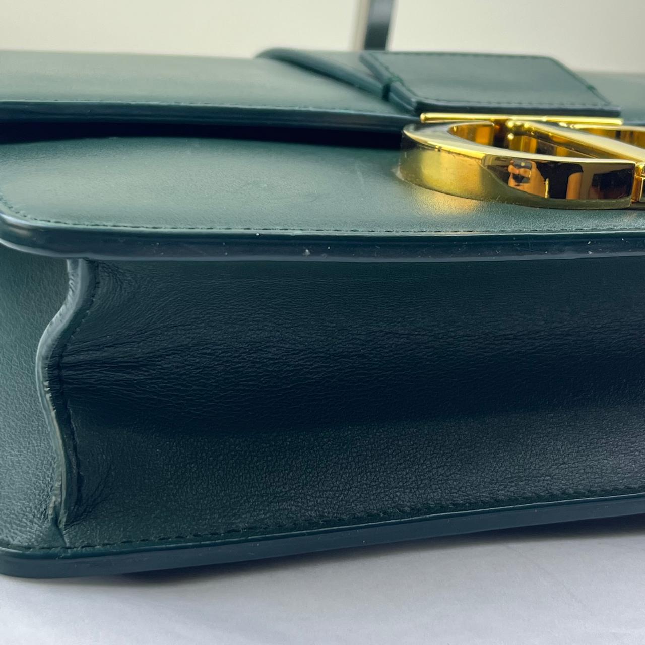Dior 30 Montaigne Green – 6"H x 9.5"L x 2.5"W