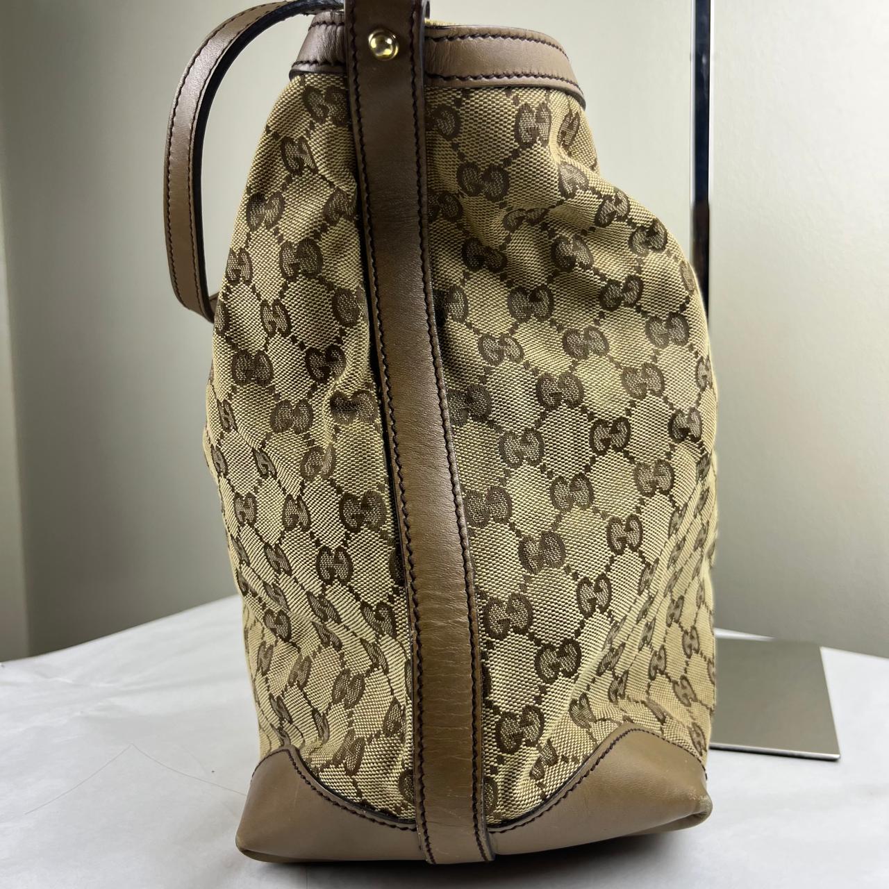 Gucci GG Canvas Tote Light Brown