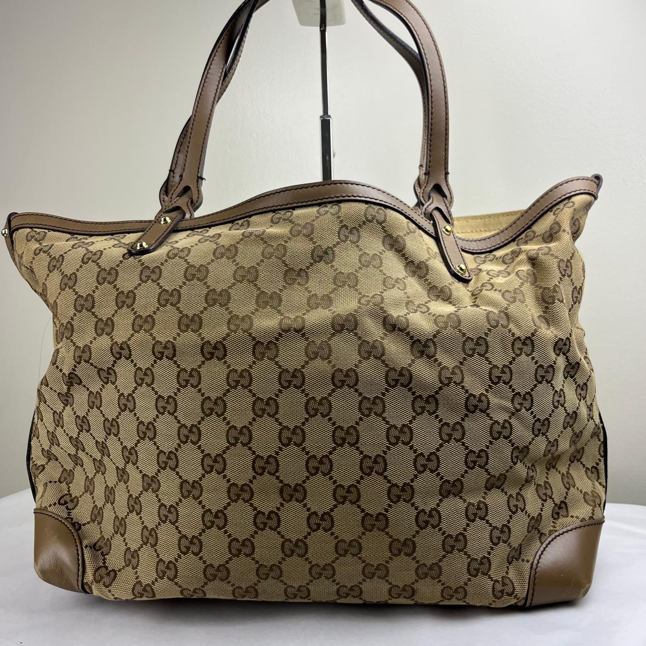 Gucci GG Canvas Tote Light Brown