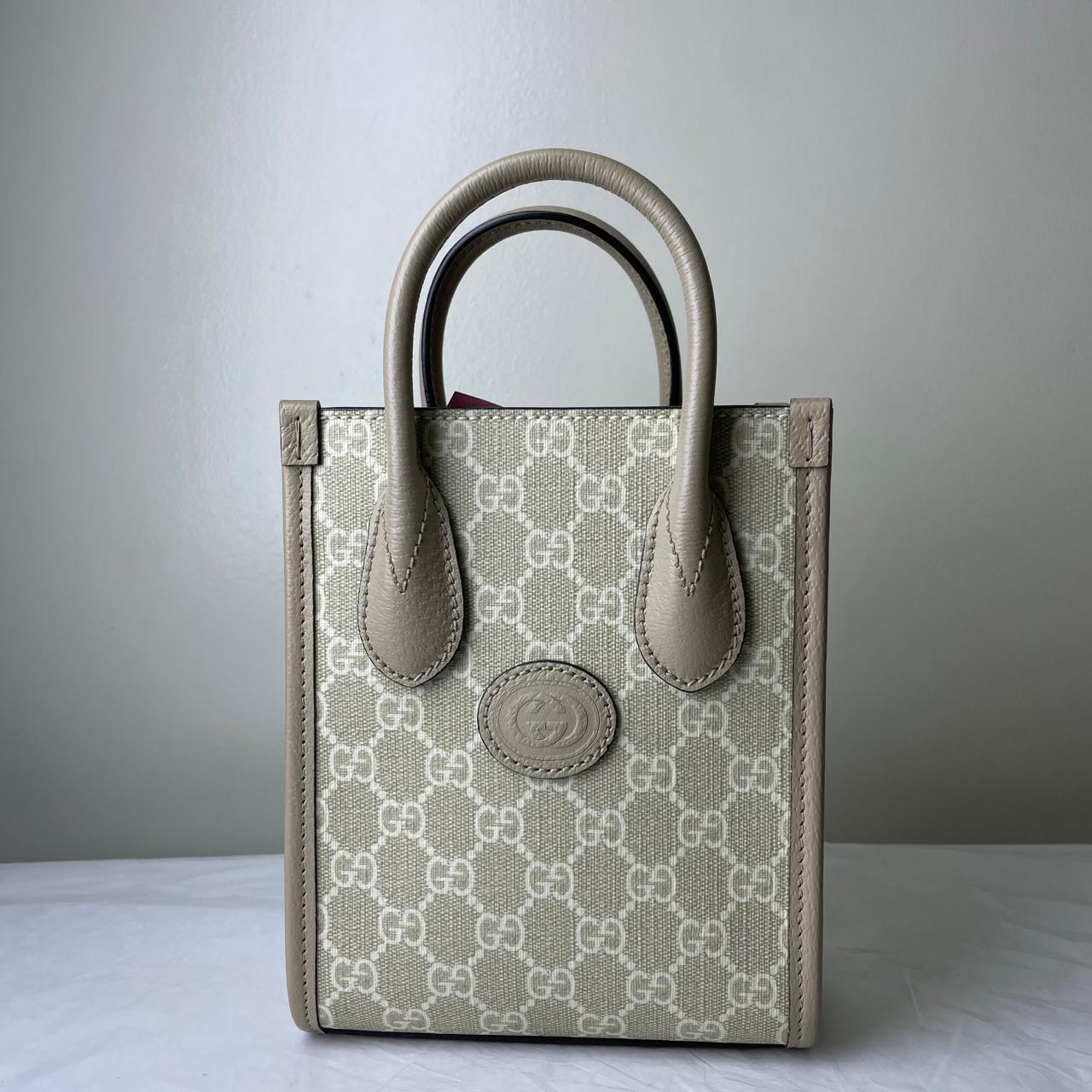 Gucci Retro Mini Tote Beige