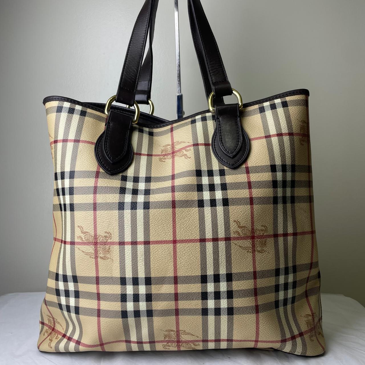 Burberry Check Tote Bag