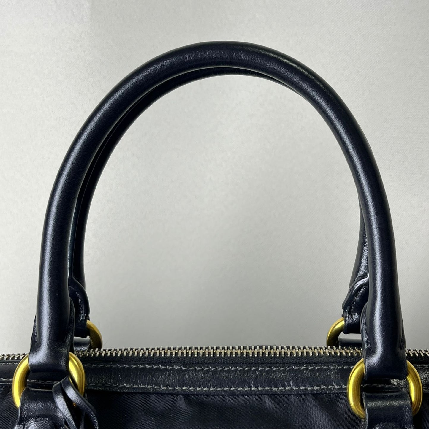 Prada Tessuto Nylon 2-way Tote Bag Black