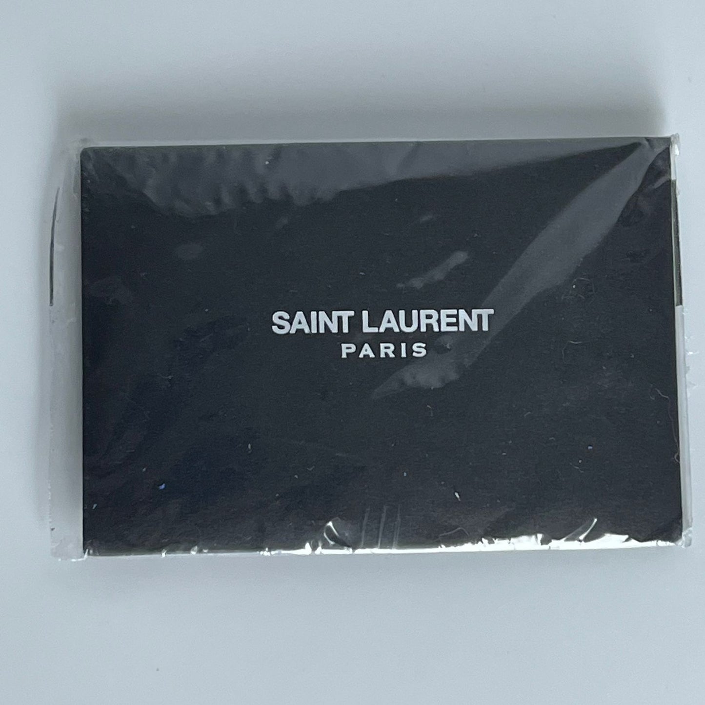 YSL Emmanuelle Fringe Bucket Blue Suede