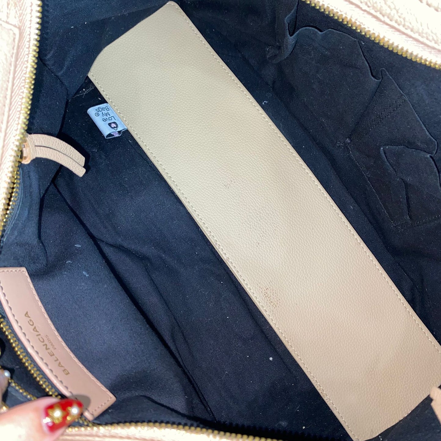 Balenciaga Classic Metallic City Edge Beige