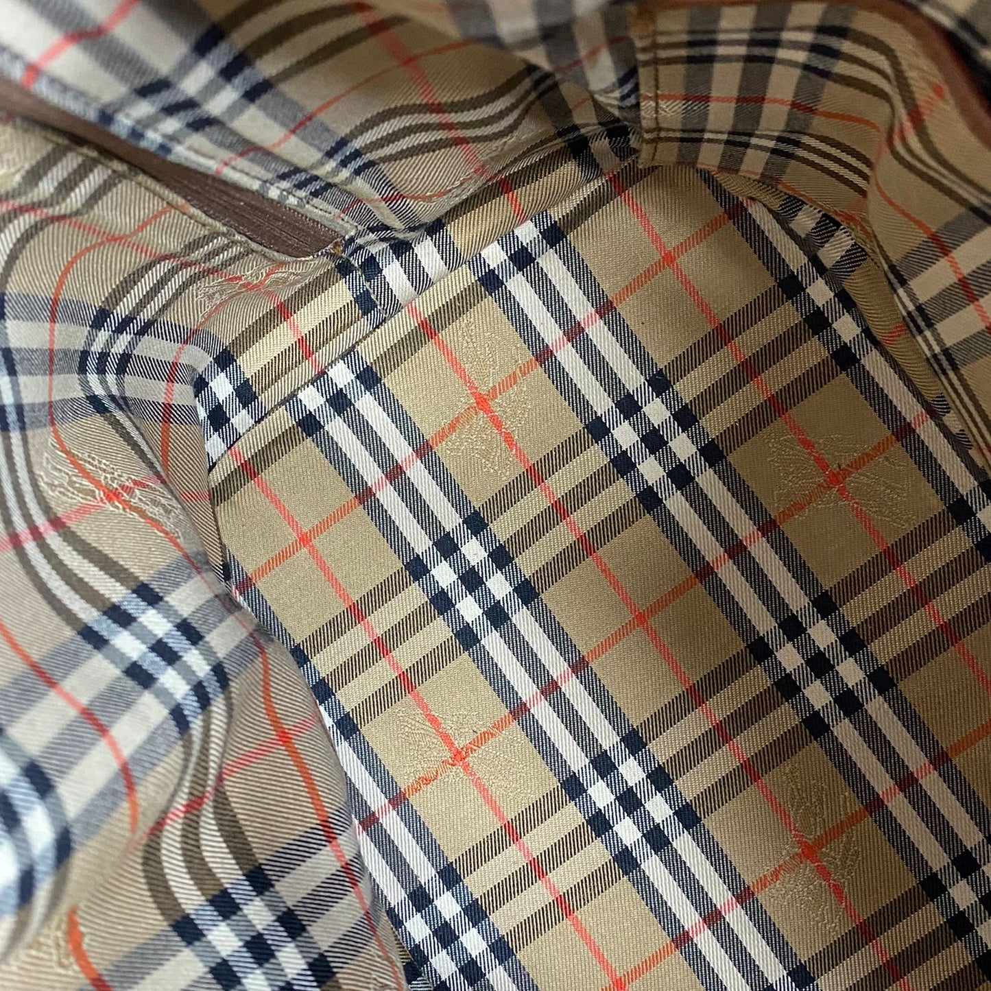 Burberry Drawstring Bucket Tan