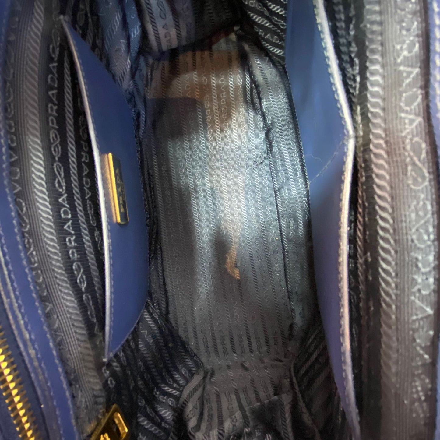 Prada Galleria Bag Blue