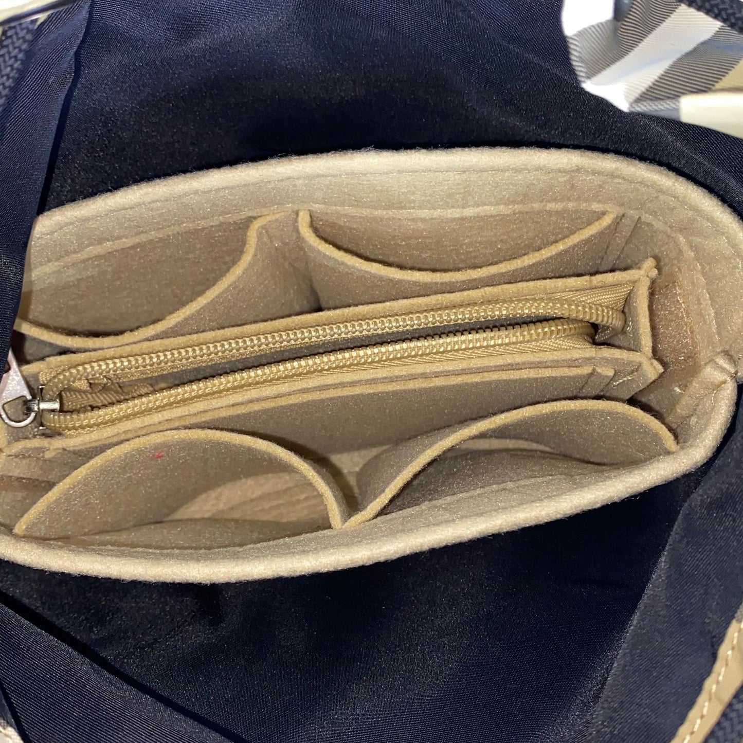 Burberry Phoebe Drawstring Nylon Check
