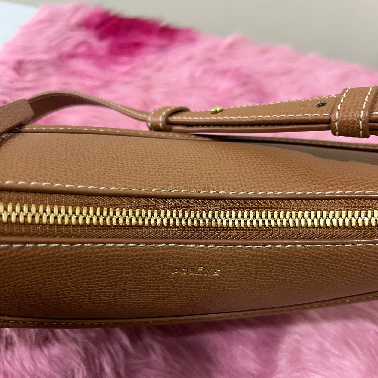 Polène Numéro Dix Brown – 6.5"H x 9.5"L x 2.8"W