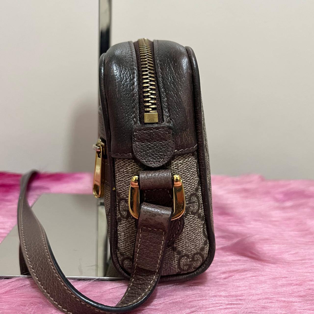 Gucci Mini Ophidia Crossbody Bag – Beige and Ebony Canvas