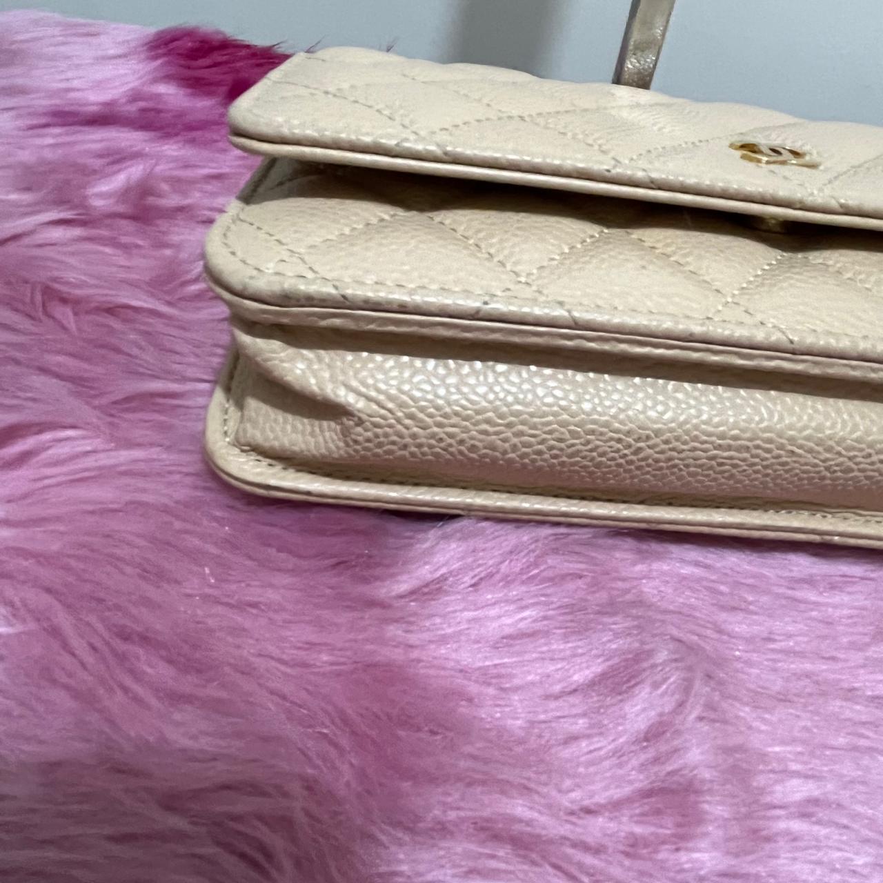 Chanel Classic Wallet on Chain – Caviar Leather Beige