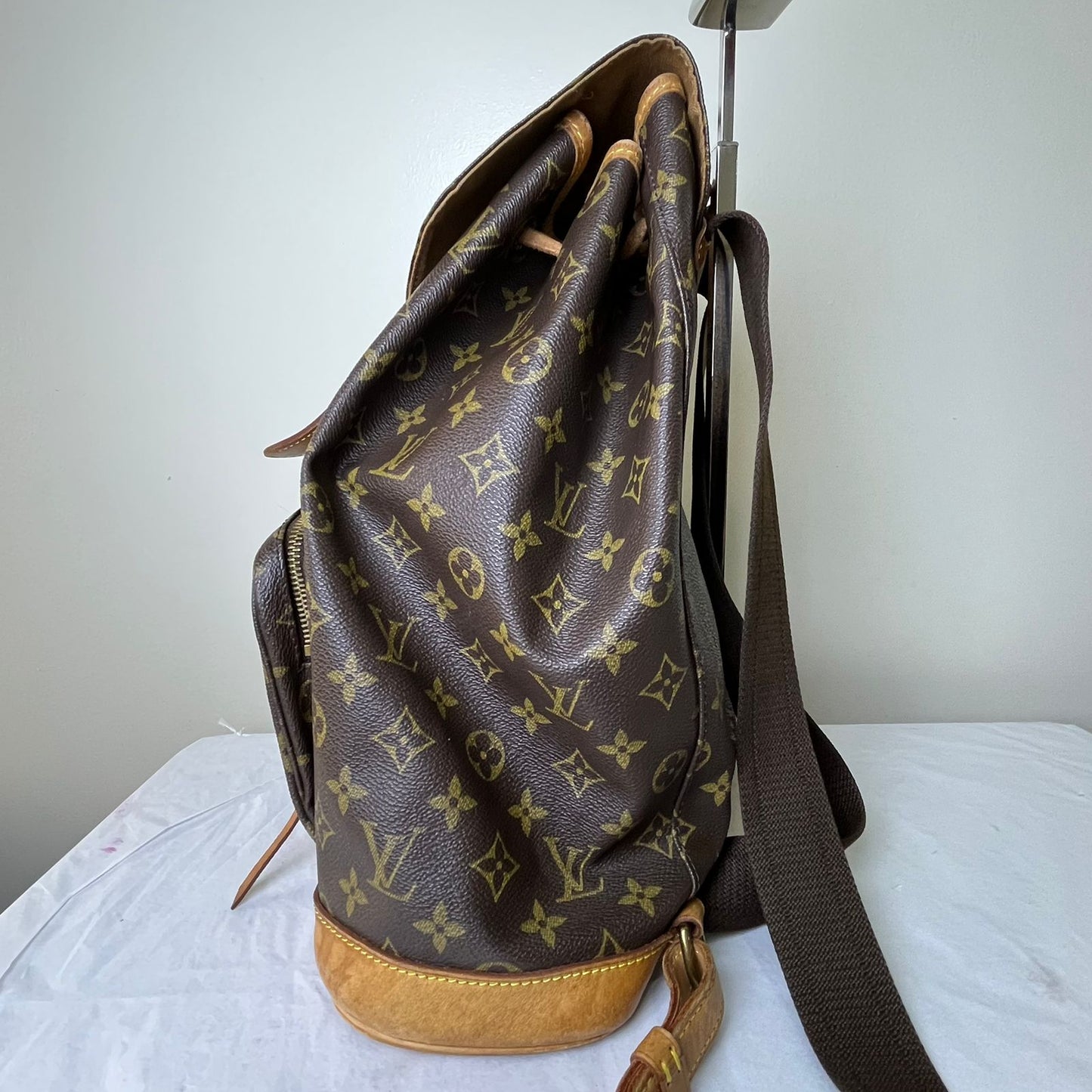 Louis Vuitton Montsouris GM Monogram Canvas β 15.0"H x 12.2"L x 5.1"W