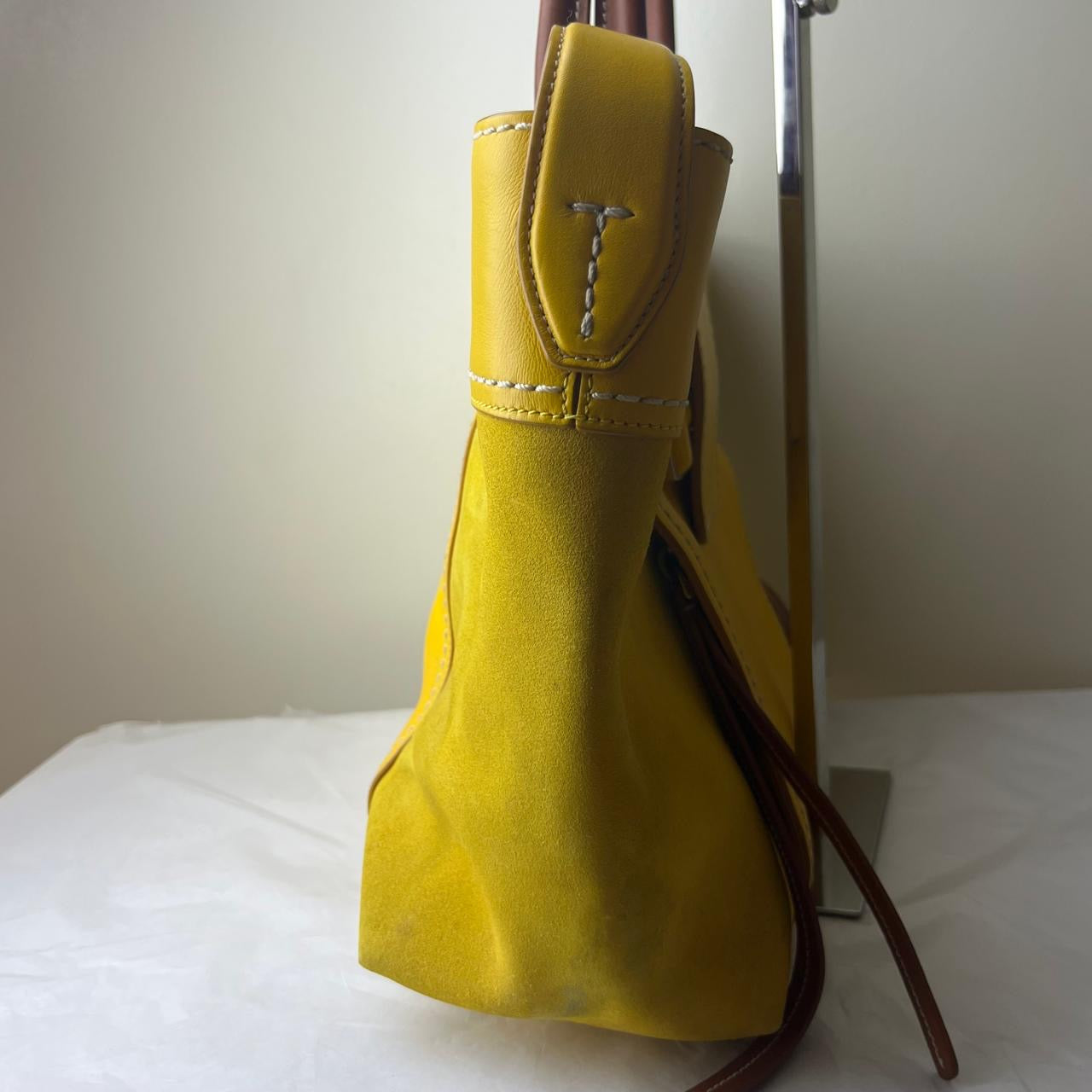 Tods Yellow Tote Bag