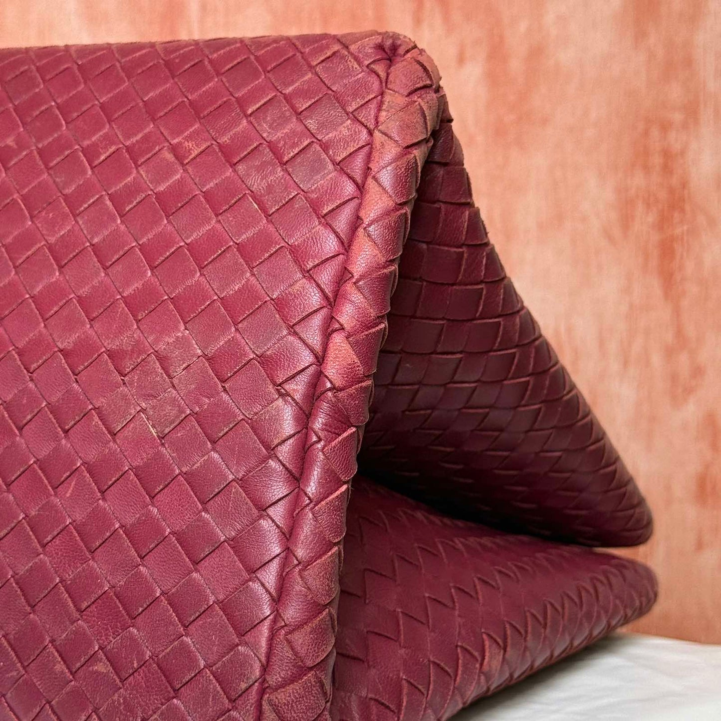 Bottega Veneta Intrecciato Milano Tote - Red