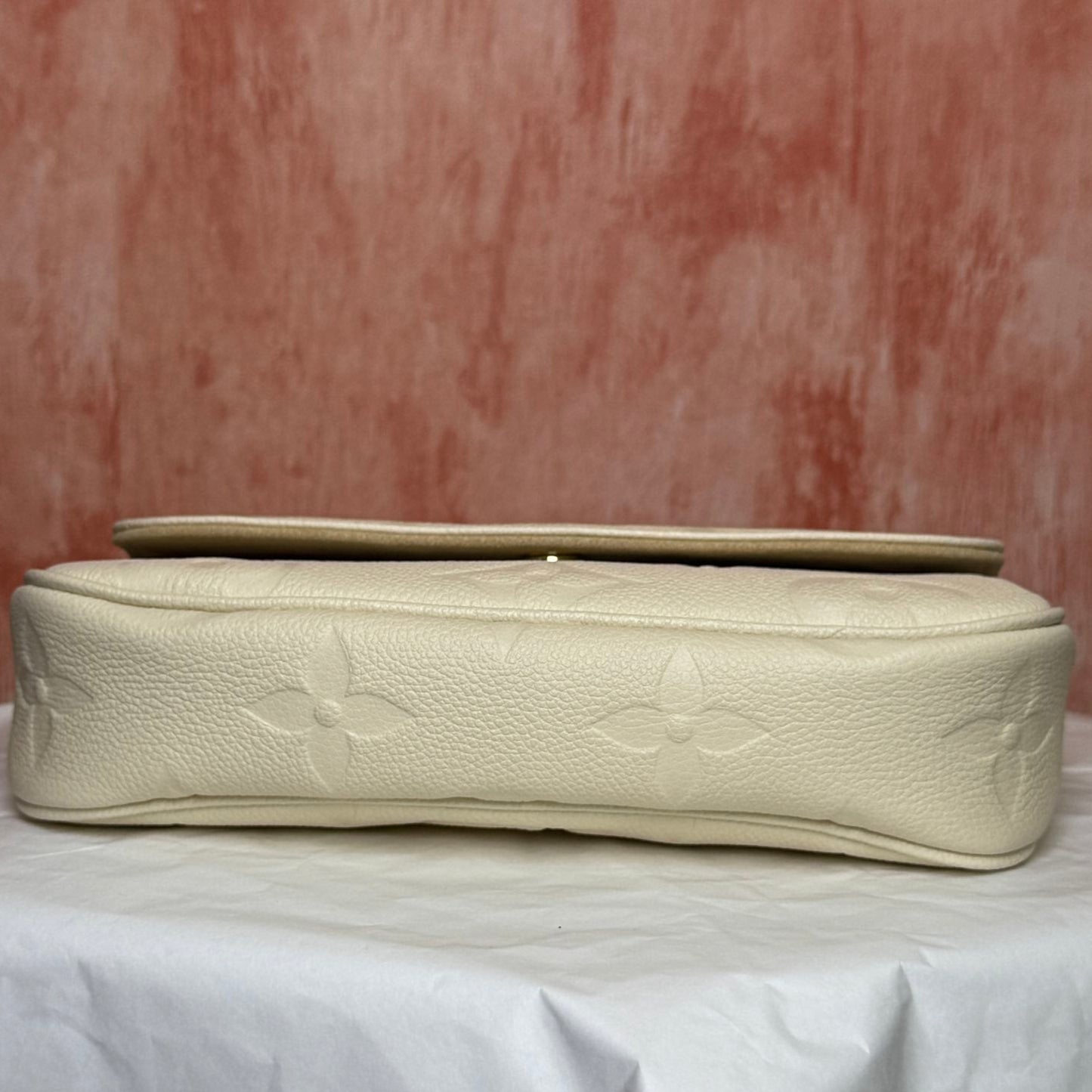 Louis Vuitton Monogram Empreinte - Ivy White 9.25"L x 4.72"H x 1.69"W