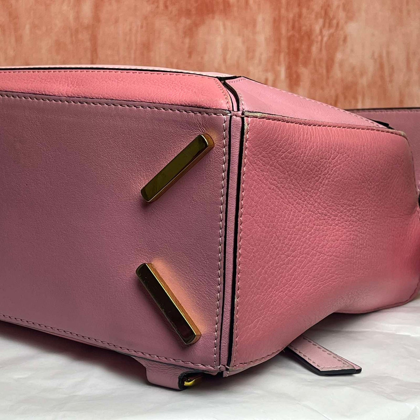 Loewe Puzzle Bag Tricolor Pink Small