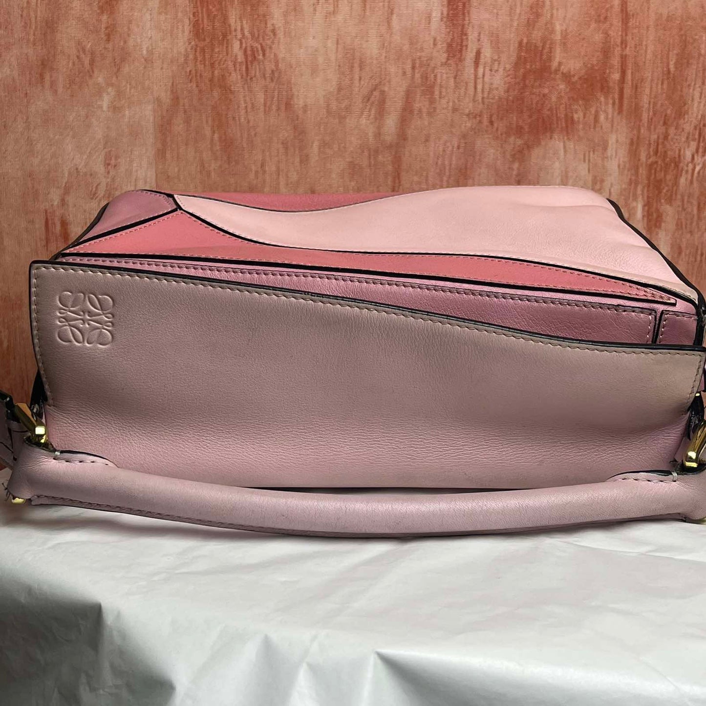 Loewe Puzzle Bag Tricolor Pink Small