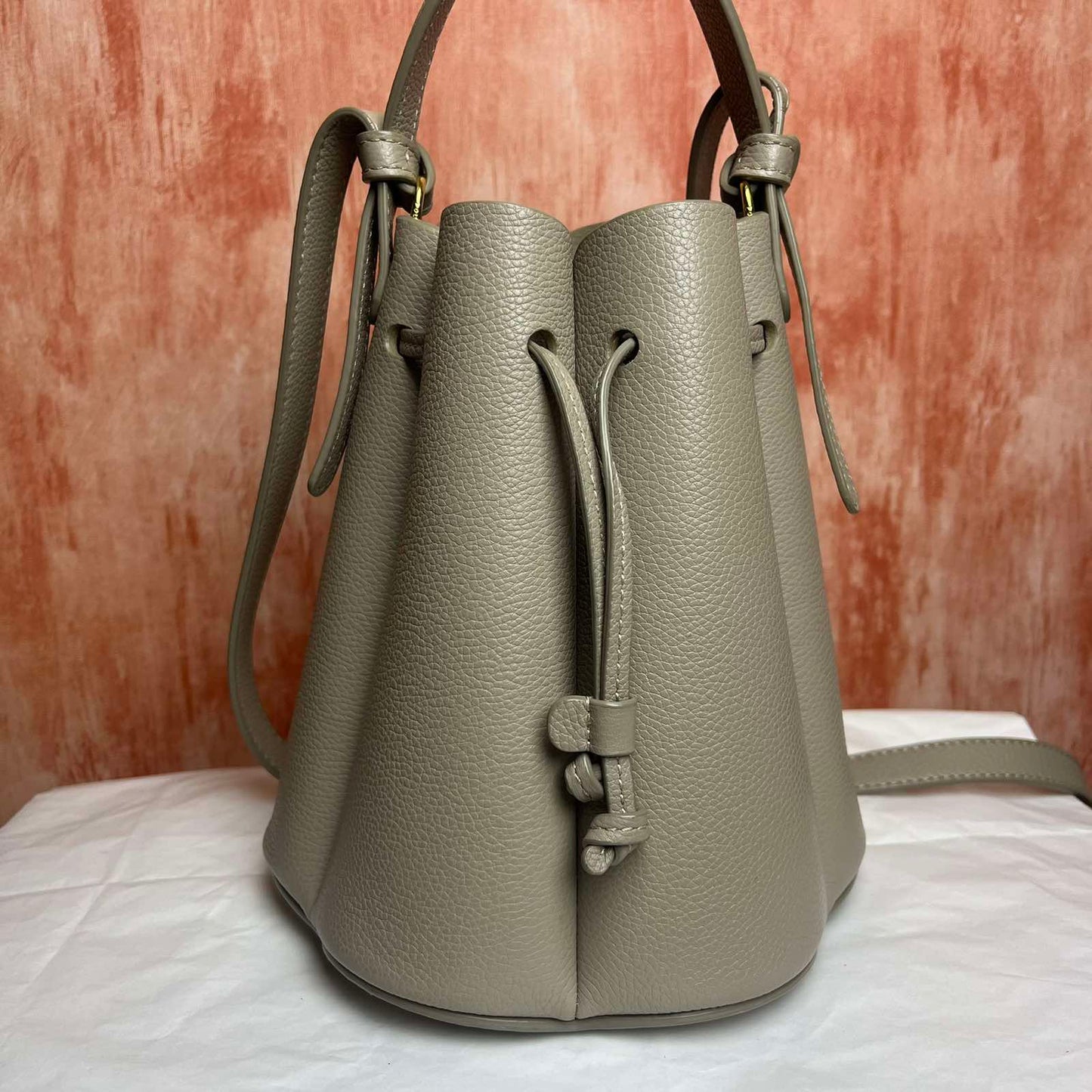 Polene Numero Uno Huit - Taupe 7.48"L x 7.09"H x 7.09"W