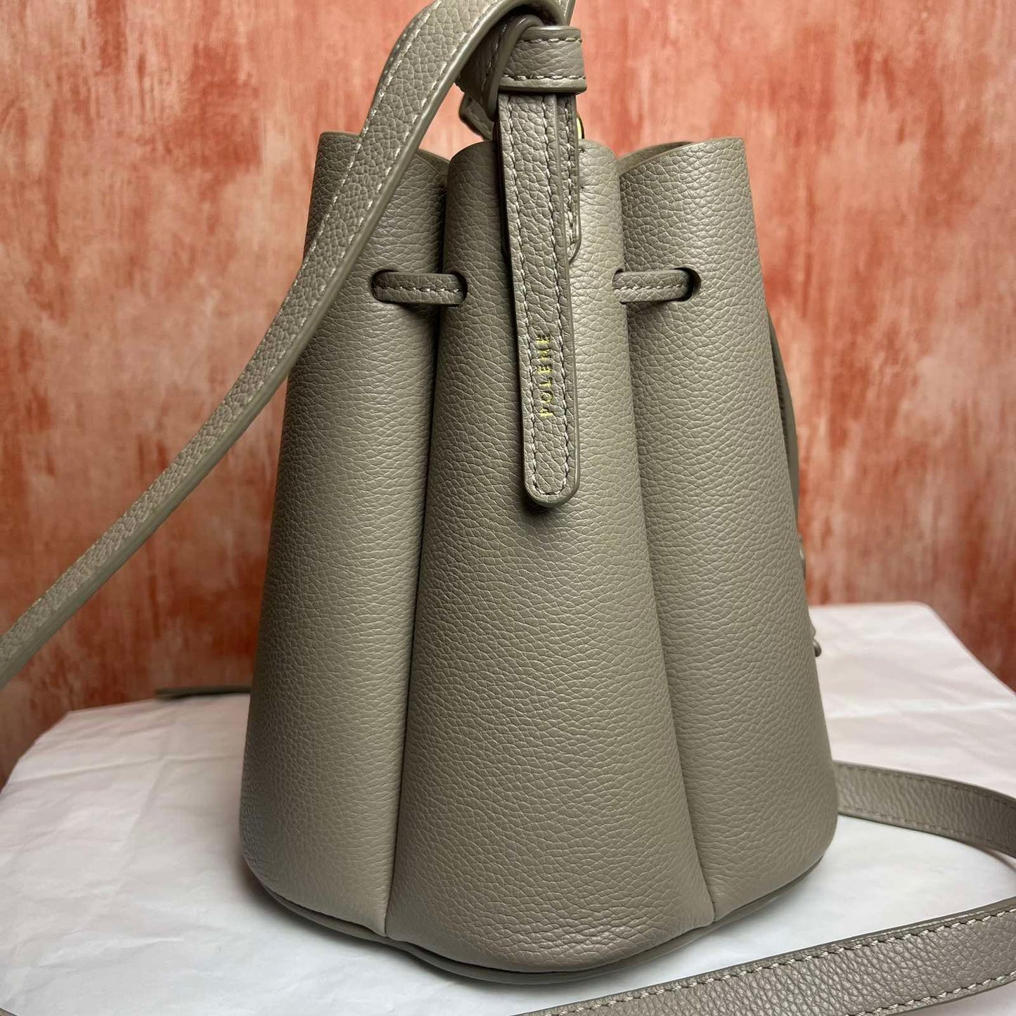 Polene Numero Uno Huit - Taupe 7.48"L x 7.09"H x 7.09"W