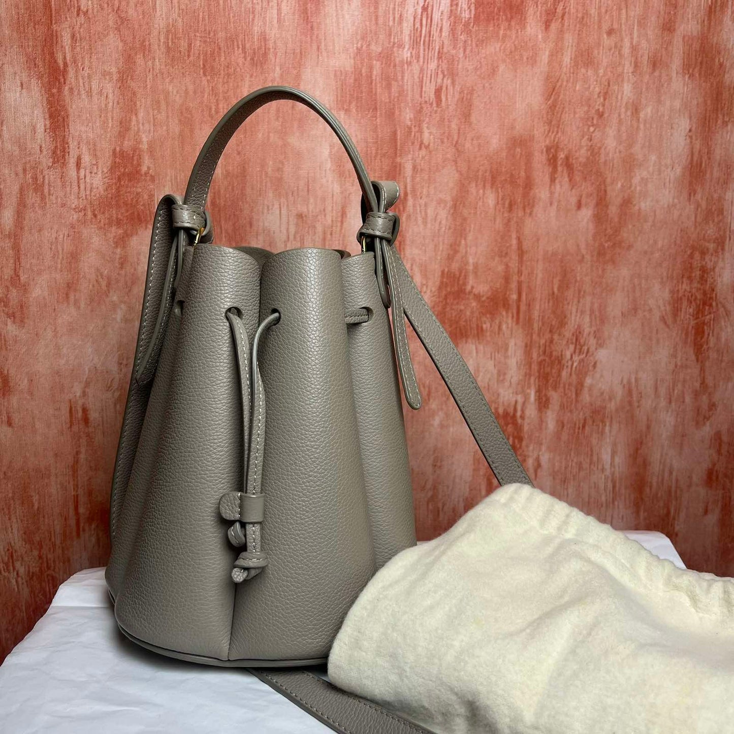Polene Numero Uno Huit - Taupe 7.48"L x 7.09"H x 7.09"W