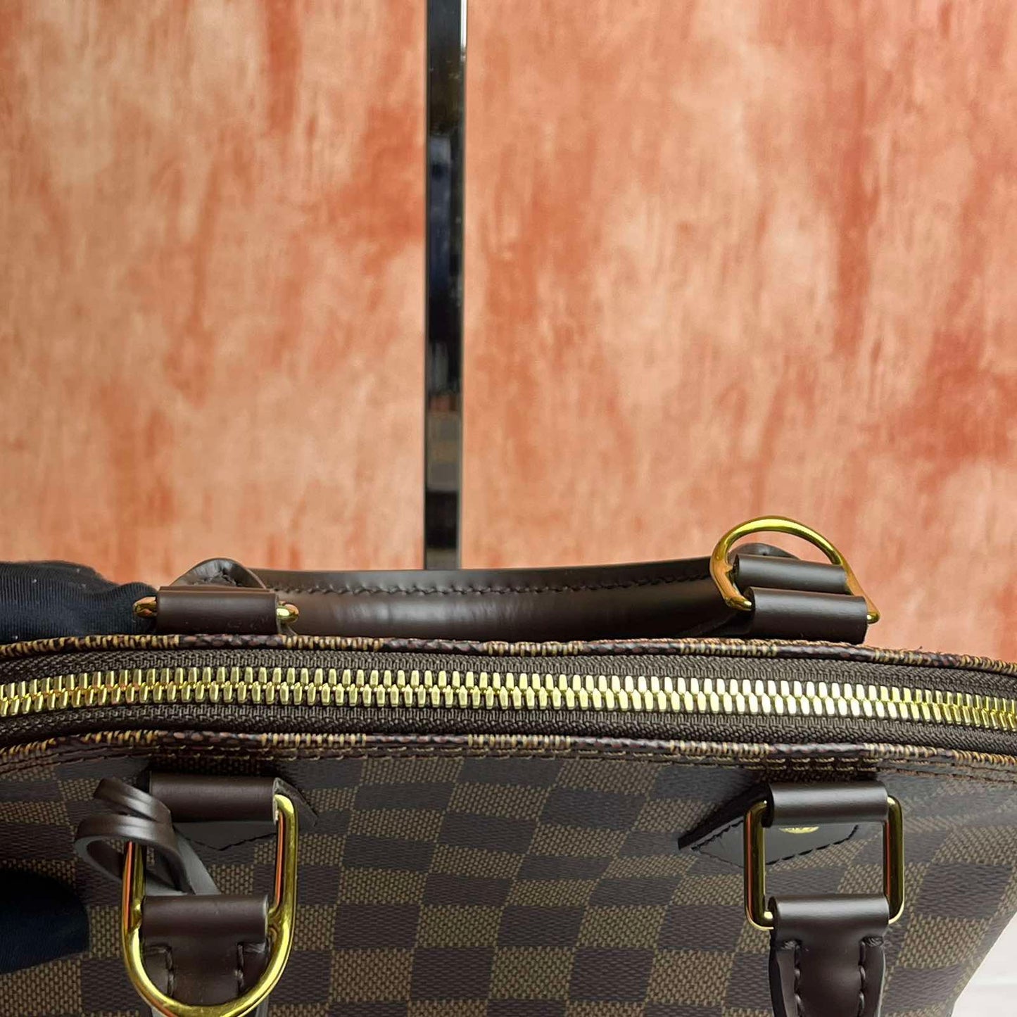 Louis Vuitton Alma BB Damier Ebene - Brown 9.25"L x 6.89"H x 4.53"W