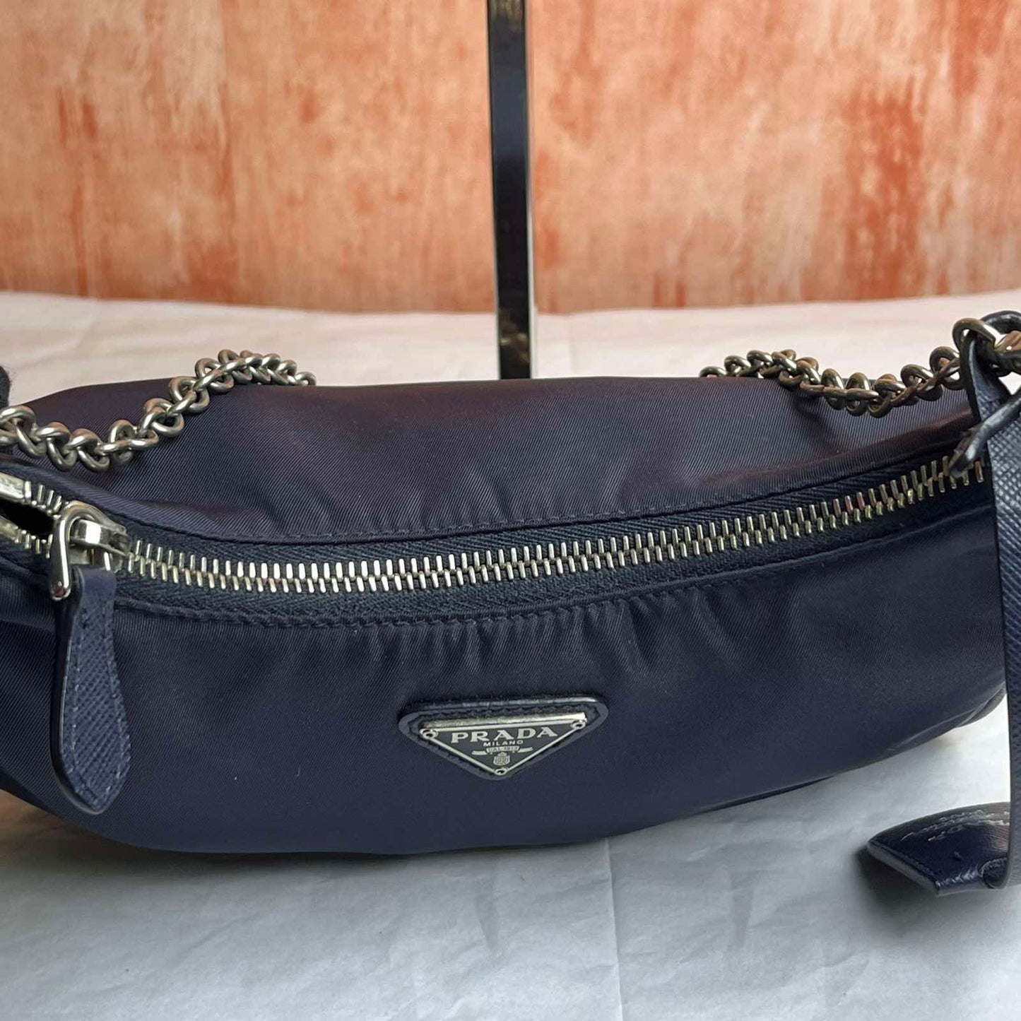 Prada Re-Edition 2005 Re-Nylon Bag 6"L x 7.09"H x 8.66"W