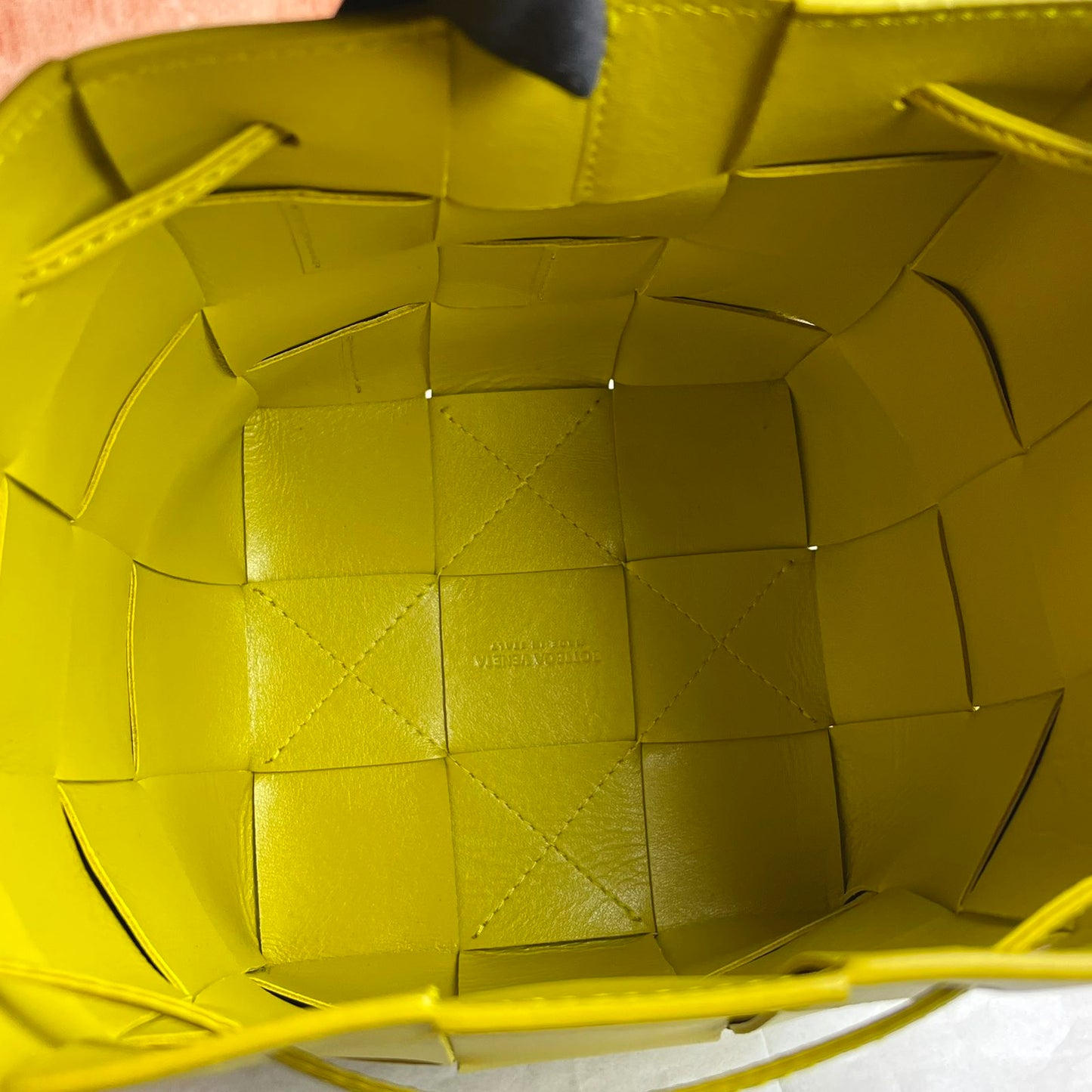 Bottega Veneta Small Cassette Bucket - Yellow