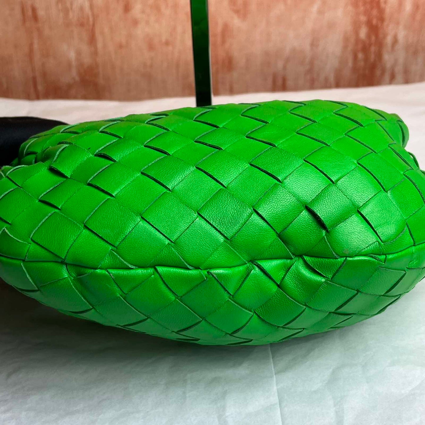 Bottega Veneta Mini Jodie - Green 8.27"H x 14.17"W x 5.12"D
