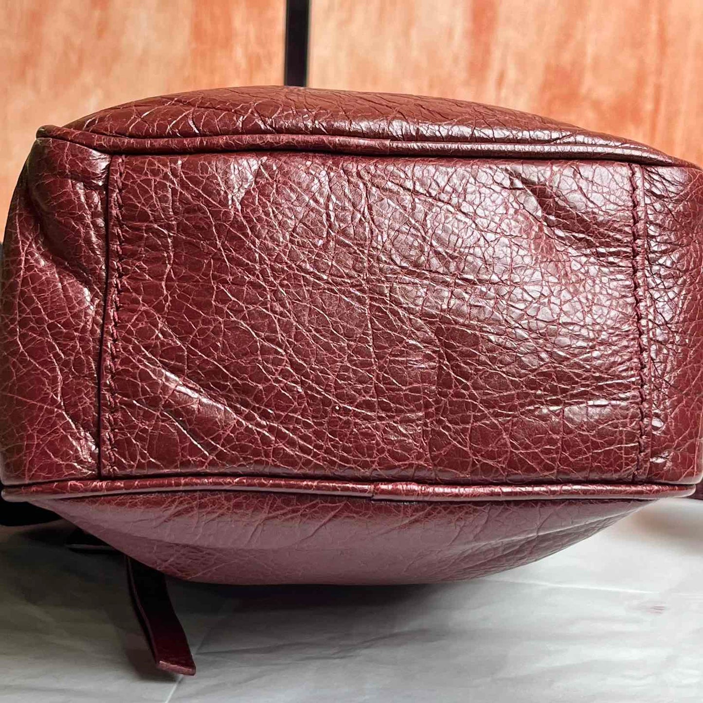 Balenciaga Crossbody Bag - Red 7.5"H x 11.8"W x 3.9"D