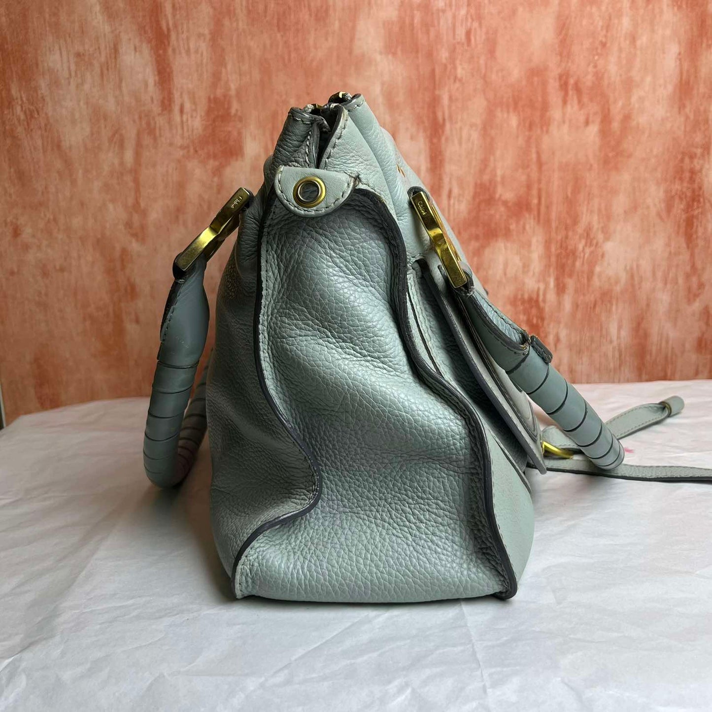 Chloe Marcie - Light Blue 7.5"H x 8.5"W