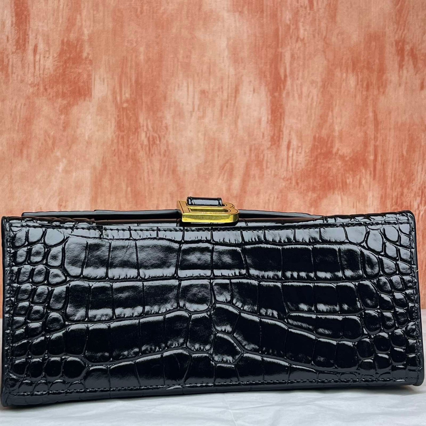 Balenciaga Hourglass - Black 5.5"H x 7.5"L x 3"W