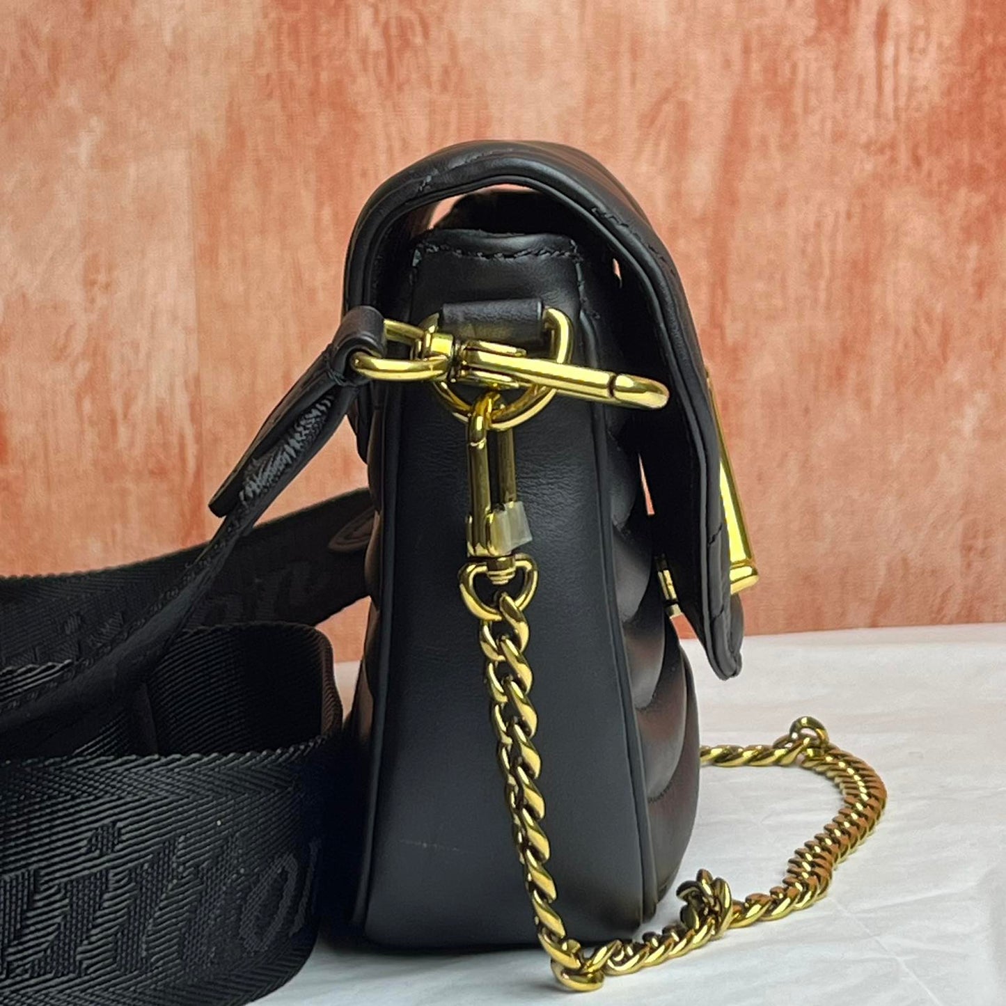 Louis Vuitton Multipochette New Wave Black – 5.1"H x 7.9"L x 1.6"W