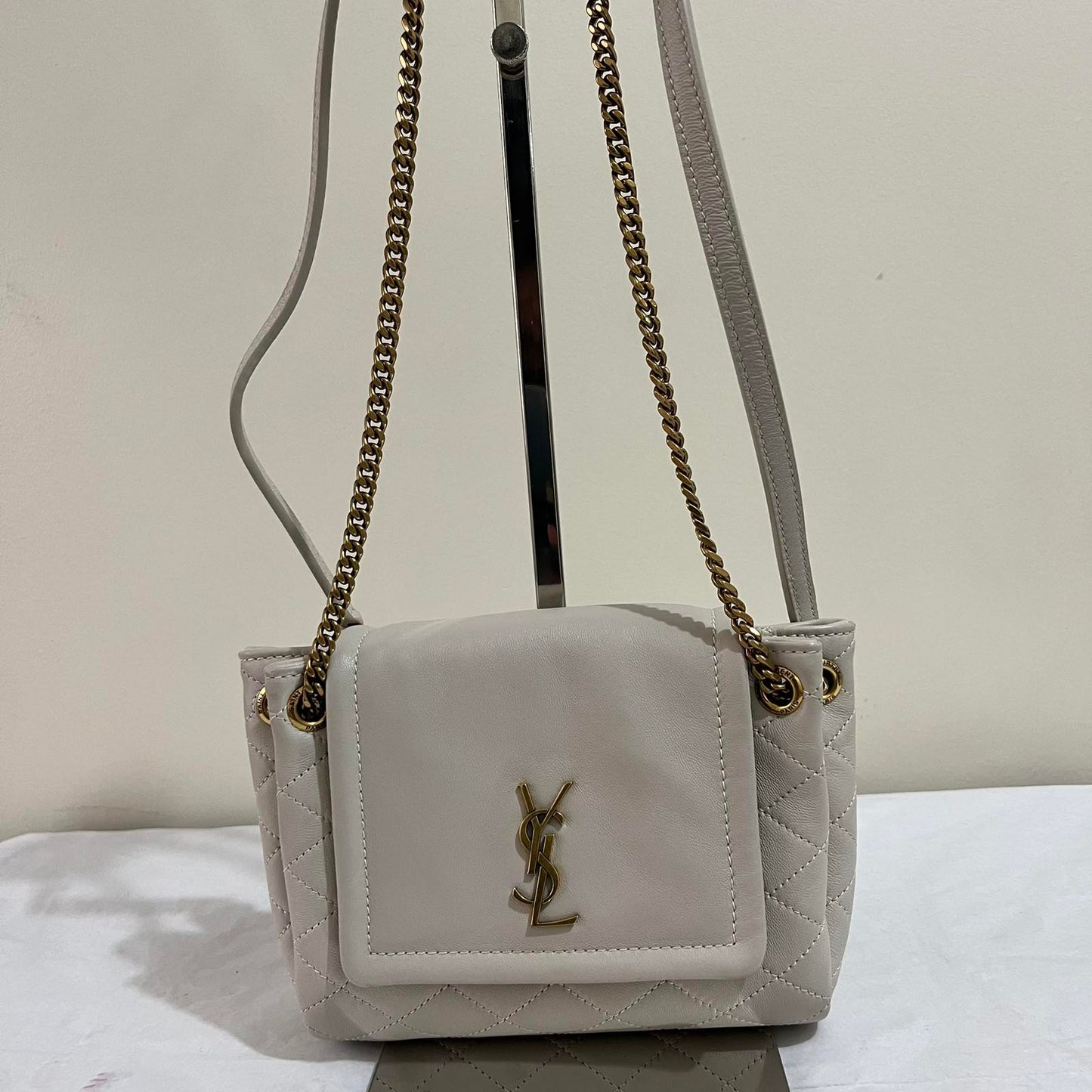YSL Nolita Crossbody Bag β 6.2"H x 9"L x 2.3"W