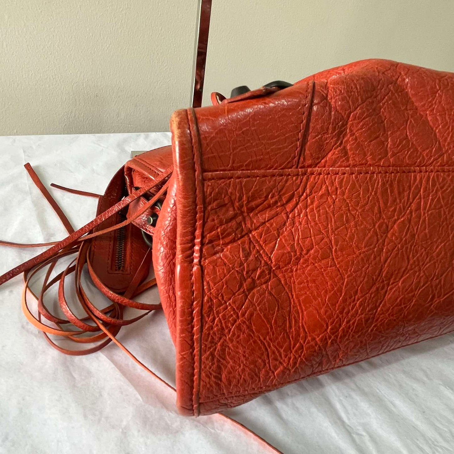 Balenciaga City Rust Orange β 9.4"H x 15"L x 5.5"W