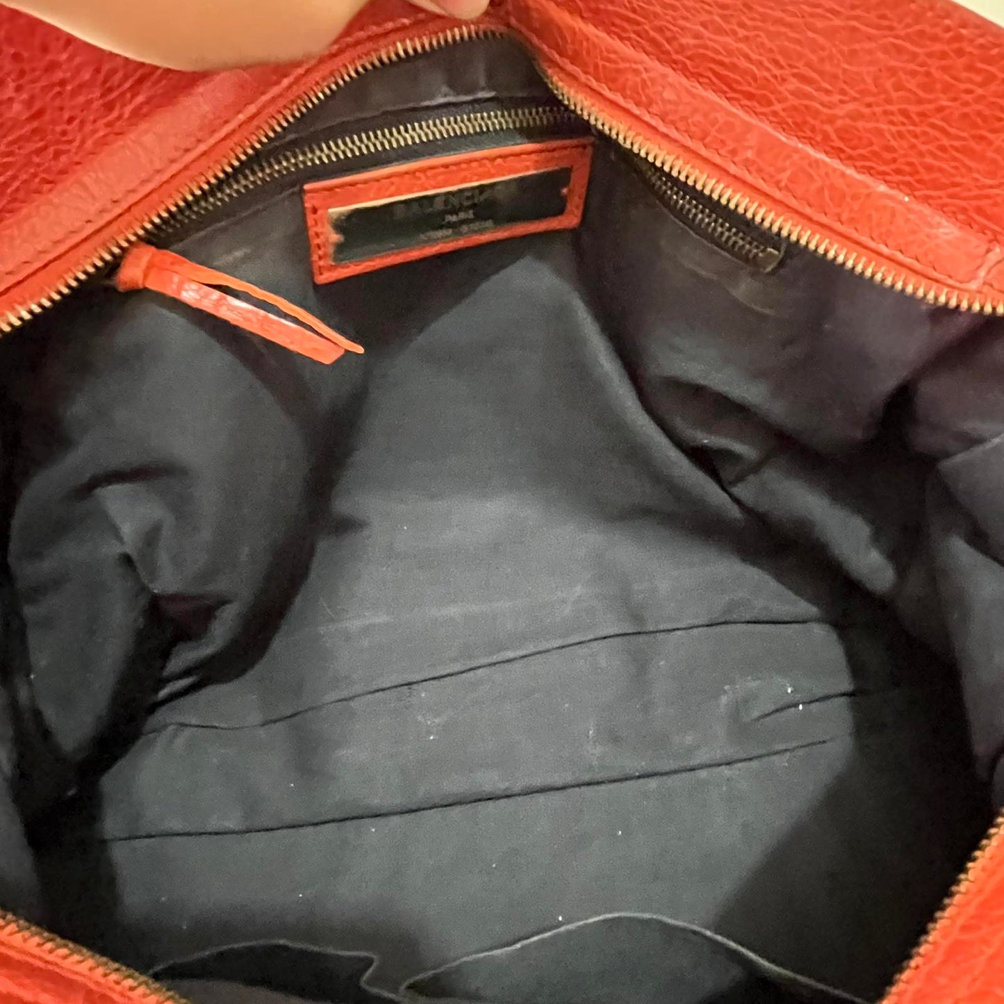 Balenciaga City Rust Orange β 9.4"H x 15"L x 5.5"W