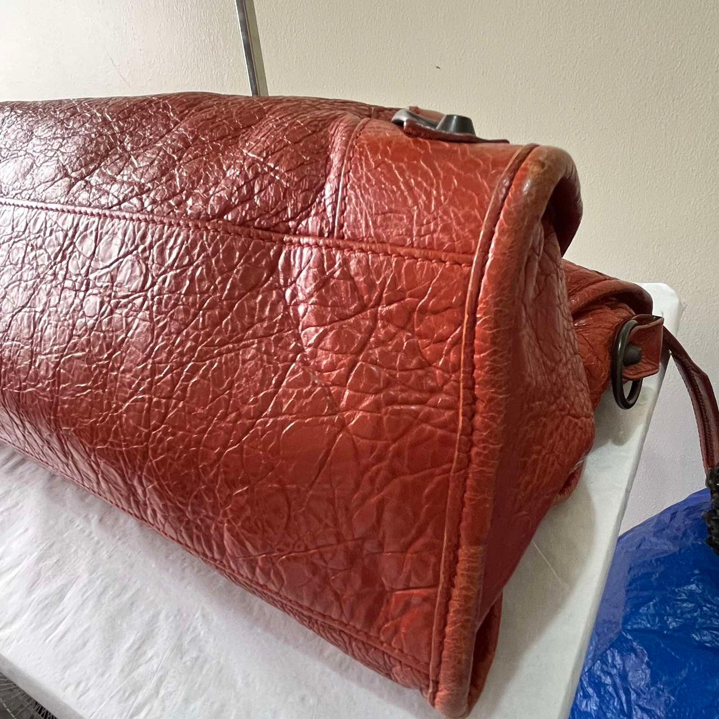 Balenciaga City Rust Orange β 9.4"H x 15"L x 5.5"W