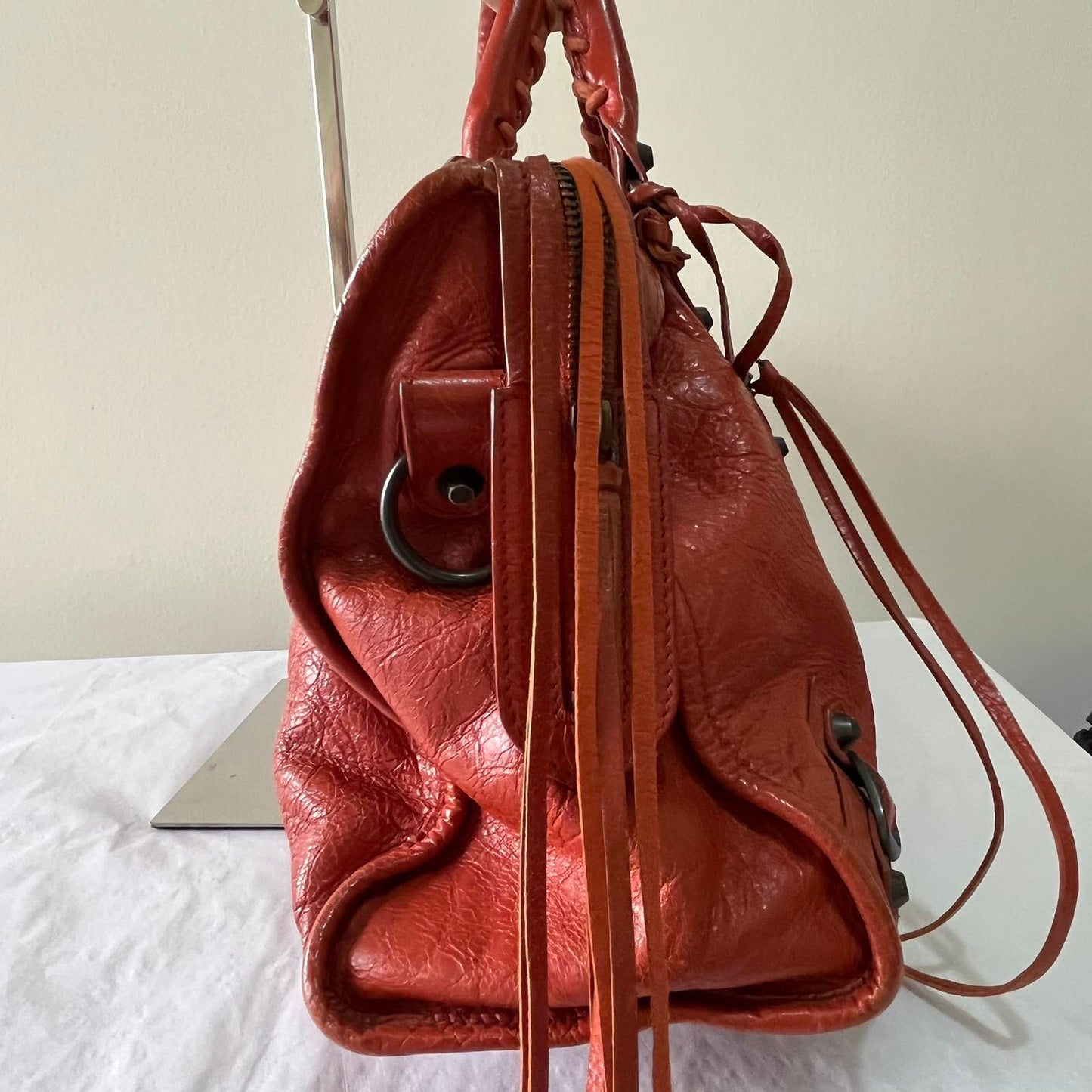 Balenciaga City Rust Orange β 9.4"H x 15"L x 5.5"W