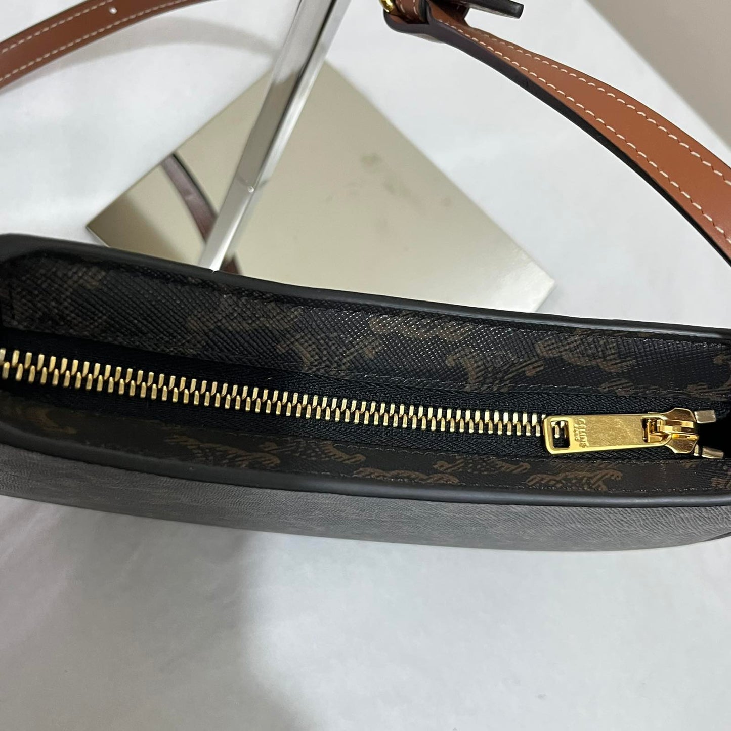 Celine Tilly Triomphe Canvas β 5.1"H x 7.5"L x 2.2"W