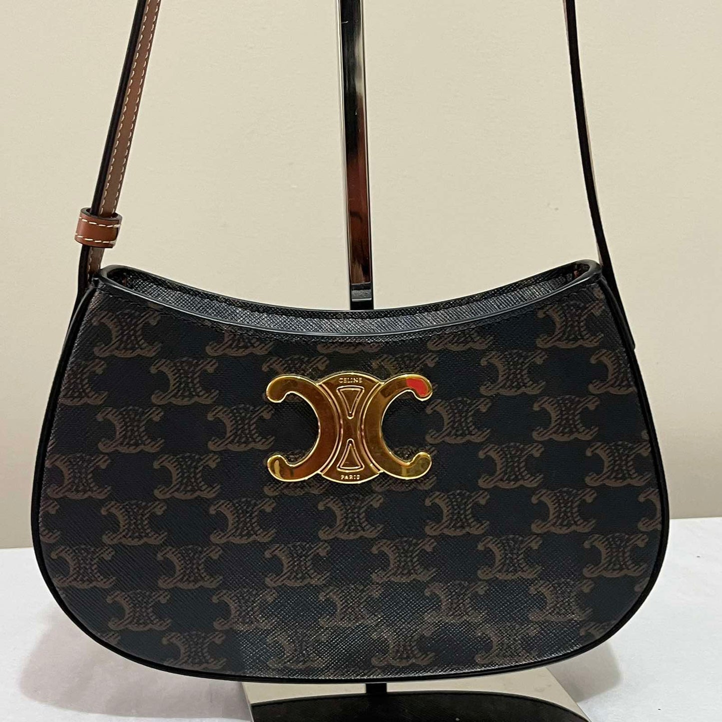 Celine Tilly Triomphe Canvas β 5.1"H x 7.5"L x 2.2"W