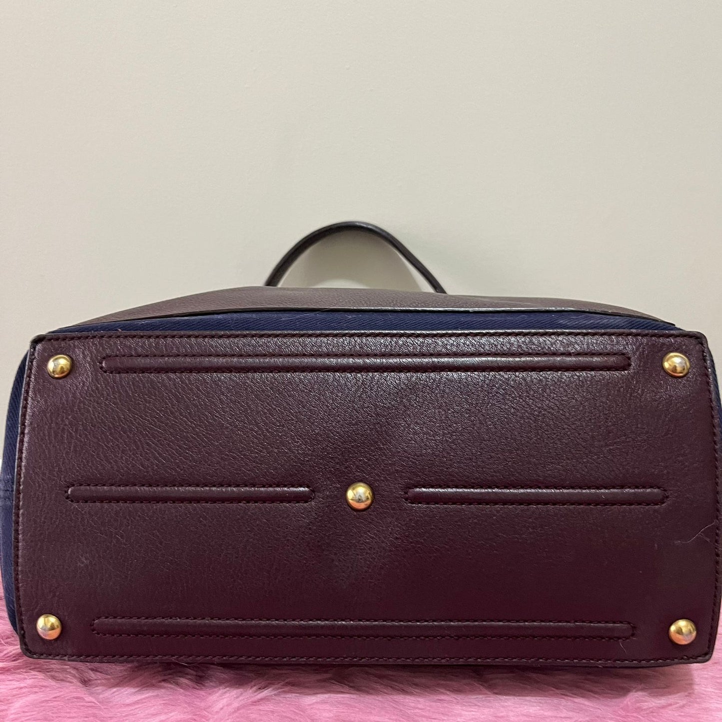 YSL Muse 2 Maroon – 9"H x 13"L x 6"W