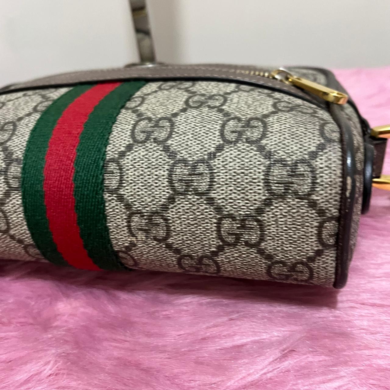 Gucci Mini Ophidia Crossbody Bag – Beige and Ebony Canvas