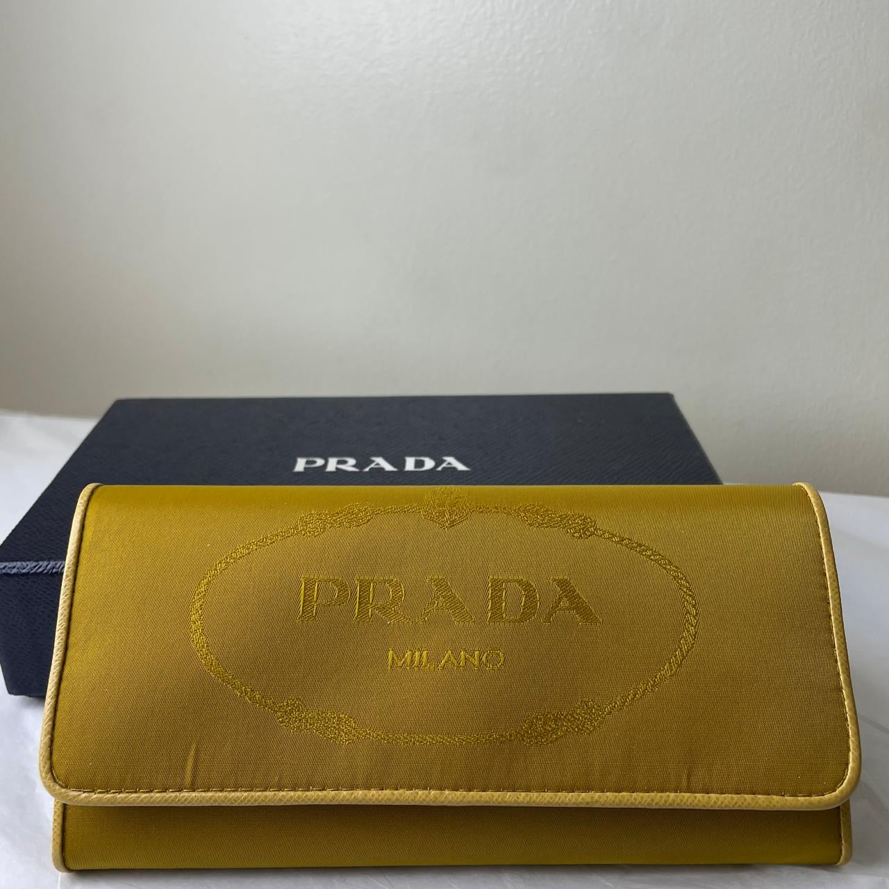 Prada Yellow Wallet - Brand new