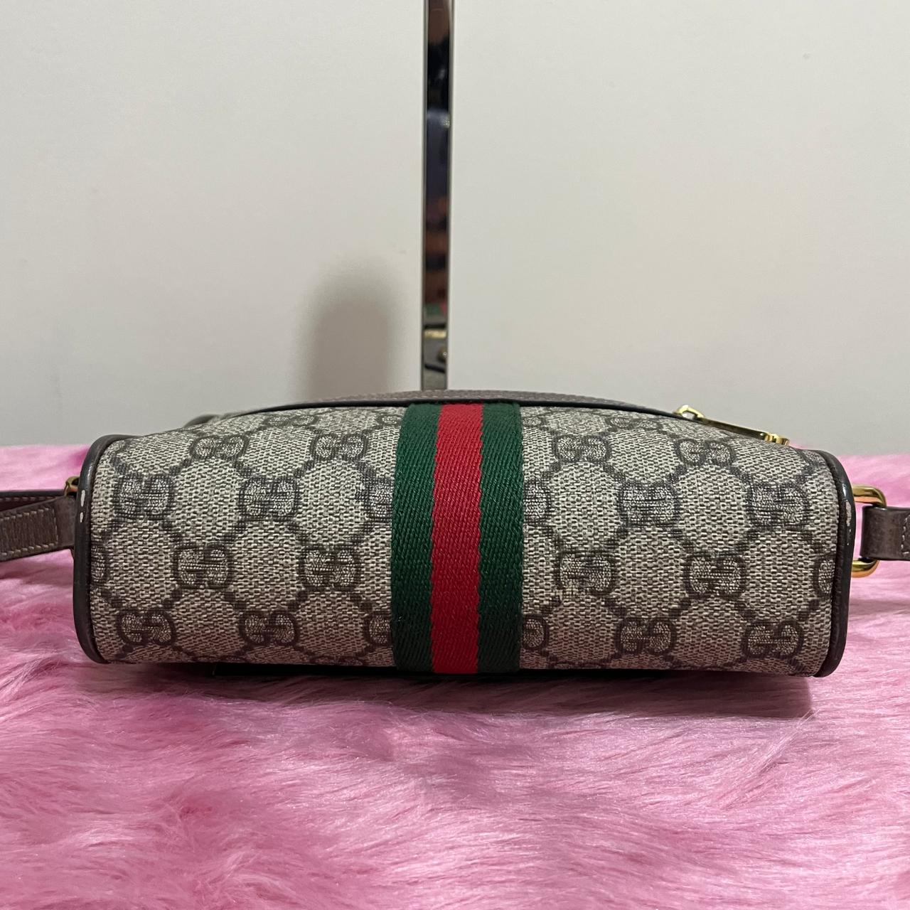 Gucci Mini Ophidia Crossbody Bag – Beige and Ebony Canvas