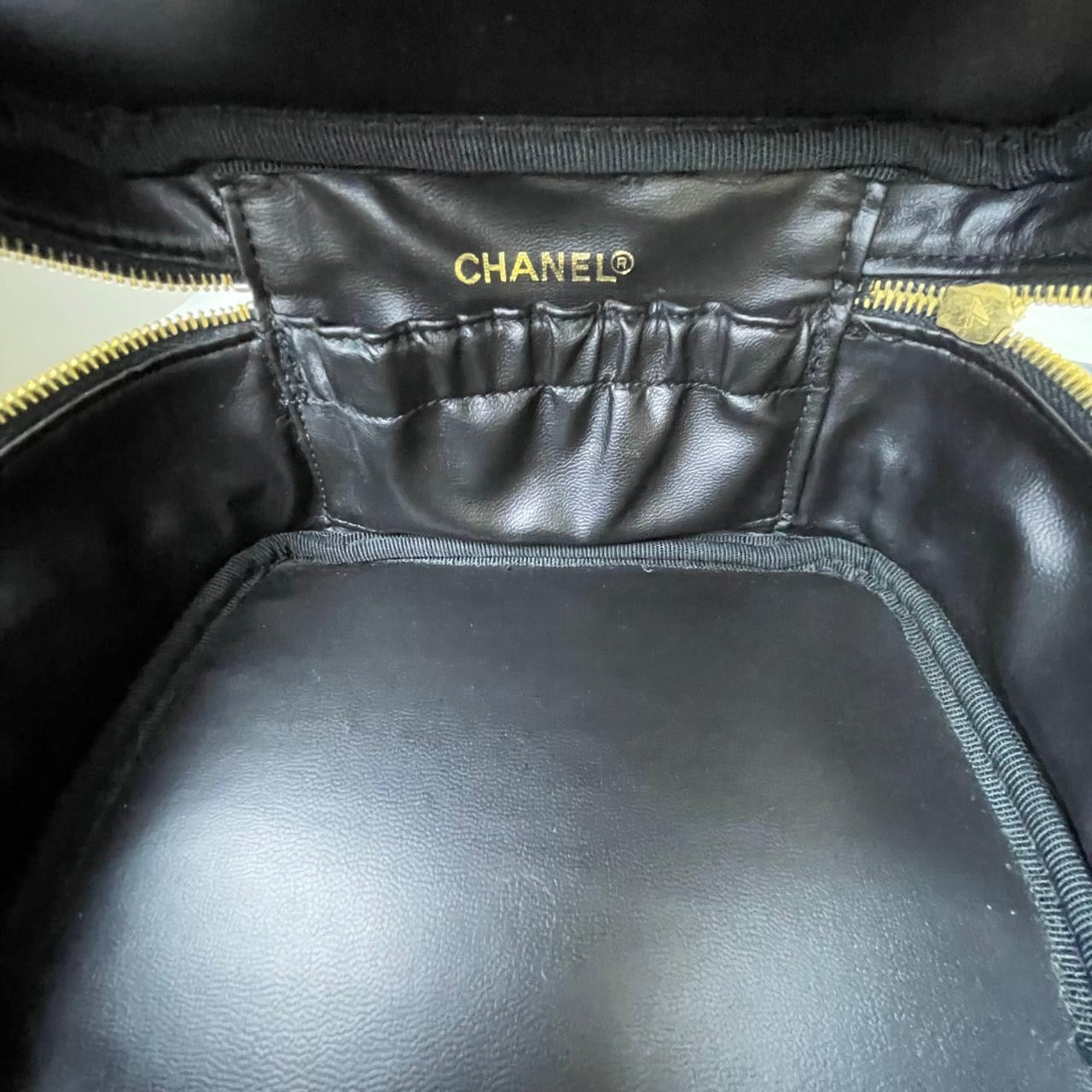 Chanel Leather Vanity Bag