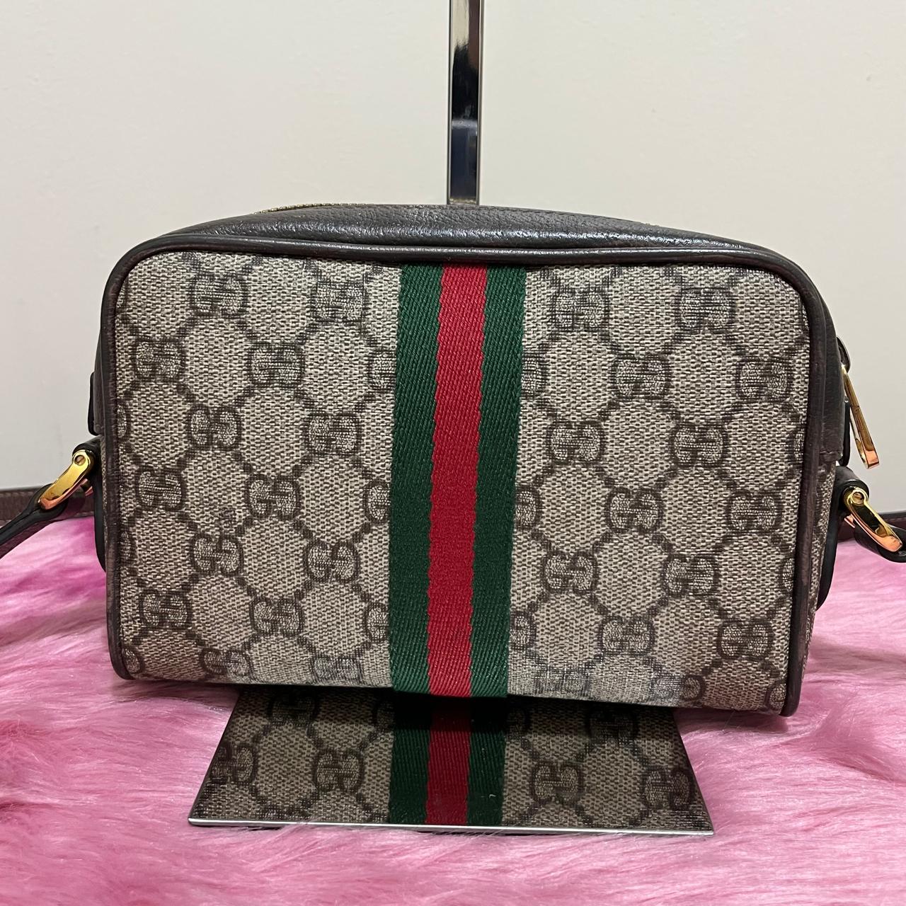 Gucci Mini Ophidia Crossbody Bag – Beige and Ebony Canvas