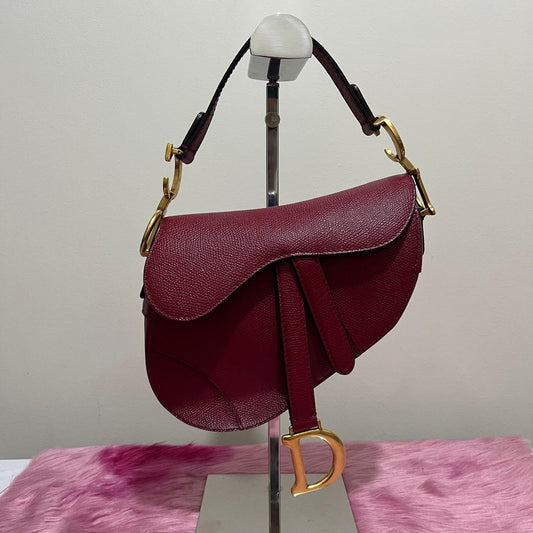 Dior Saddle Mini Red