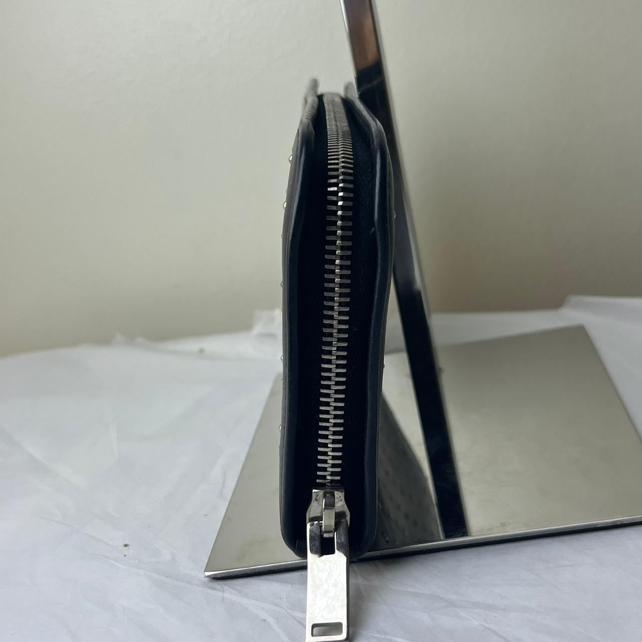 YSL  Paris Studded Zip Long Wallet