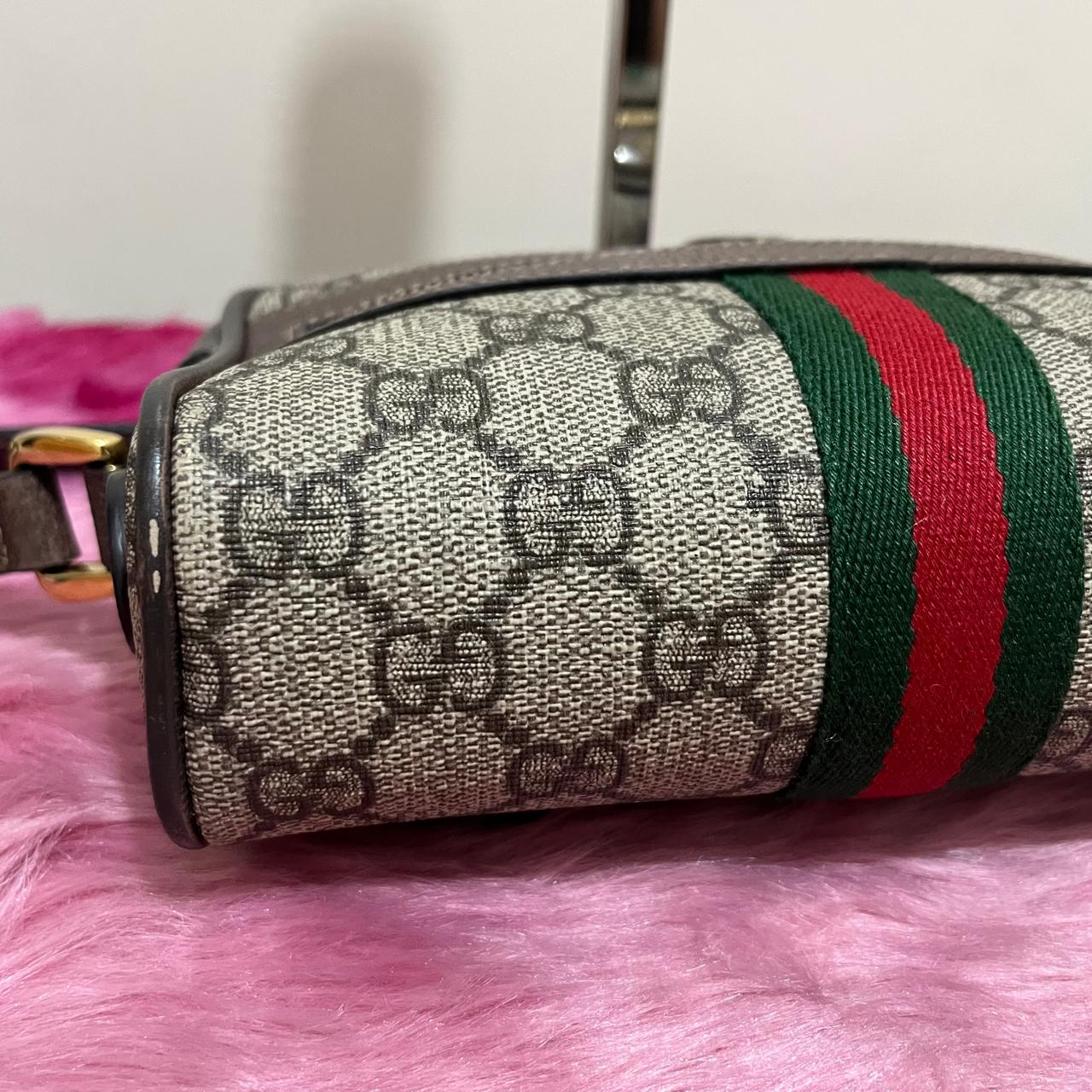 Gucci Mini Ophidia Crossbody Bag – Beige and Ebony Canvas